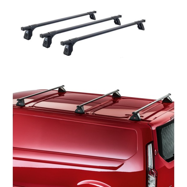 Set 3 Bare Plafon Portbagaj Ford Transit Custom 2011-2018 ( prindere pe plafon)