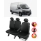 Huse Scaune din piele Peugeot Boxer 3 locuri (2+1) 2015-2019