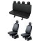 Huse Scaun din piele dedicate Mercedes Sprinter  6 locuri  2012 ,mixt, doka