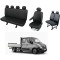 Huse Scaune Dedicate  Renault Master  2012-2019 Cabina Dubla 7 Locuri ,Doka din Piele