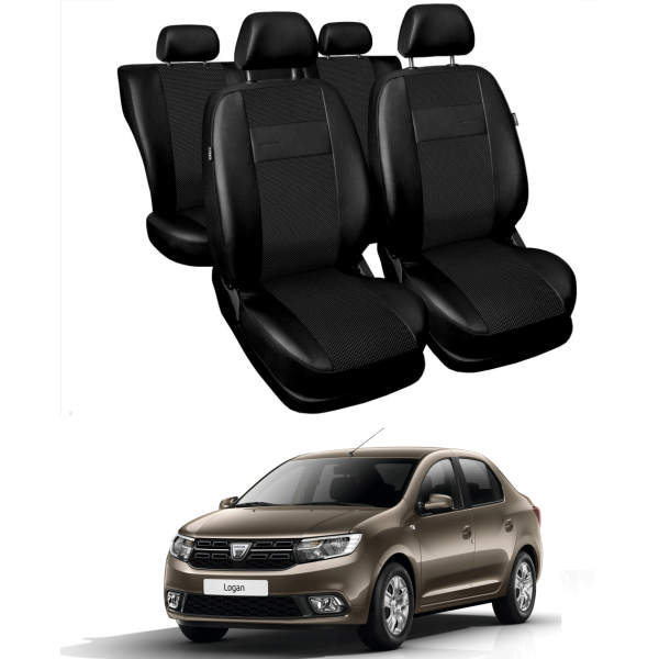 Huse Scaune din piele si material textil Dacia Logan 2018