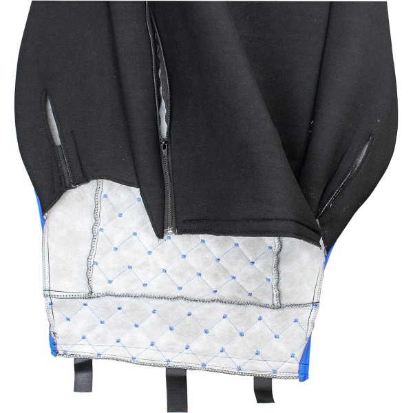 Pachet Interior Huse Scaune si covorase piele RENAULT D  piele romb  Albastru
