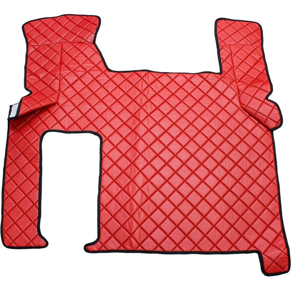 Pachet Interior Huse Scaune si covorase piele IVECO EUROCARGO 2 locuri 2019-2024  piele romb Rosu