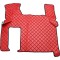 Pachet Interior Huse Scaune si covorase piele IVECO EUROCARGO 2 locuri 2019-2024  piele romb Rosu
