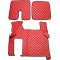 Pachet Interior Huse Scaune si covorase piele IVECO EUROCARGO 2 locuri 2019-2024  piele romb Rosu