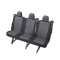 Huse Scaune 6 locuri Mercedes Sprinter 1998-2005 cabina dubla , material textil gros