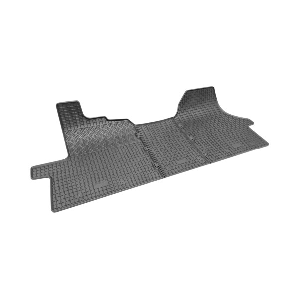 Set Covorase 7 locuri OPEL VIVARO 2003-2014 doka cabina dubla din cauciuc gros