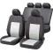 Huse Scaune Dacia Logan 2005-2023 bancheta fractionata si buzunare depozitare scaune fata Certificare Airbag Culoare Negru+Gri Deschis