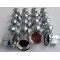 Set 20 Capace Prezoane Cromate 32mm Nichelate Jante si Roti IVECO S-WAY