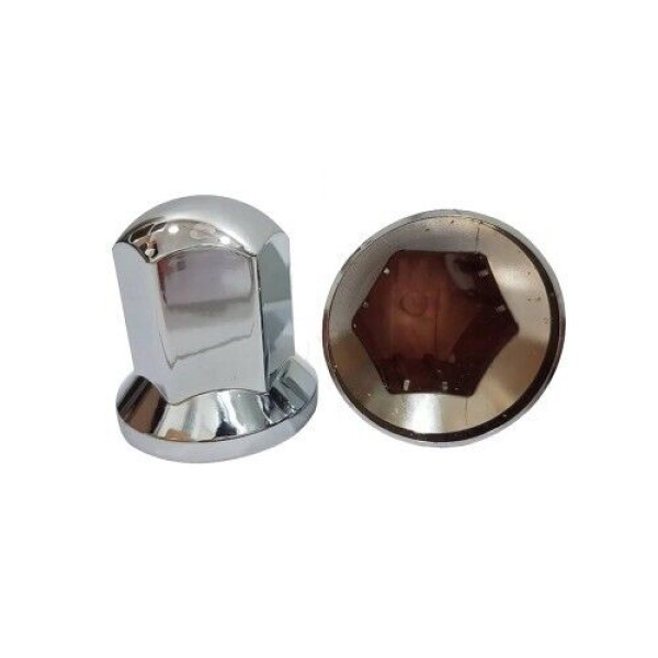 Set 20 Capace Prezoane Cromate 32mm Nichelate Jante si Roti IVECO S-WAY