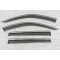 Set Paravanturi Mitsubishi Eclipse Cross 2018-2024 fata spate cu contur Cromat Premium