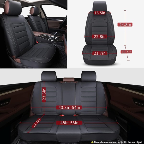 Huse Scaune Piele Lux Volvo V70 I 1996-2000 culoare negru