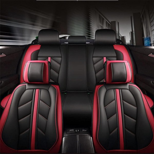 Huse Scaune Piele culoare Rosu/Negru Lux Volvo XC90 II 2014-2024