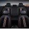 Huse Scaune Piele Textil Rosu Negru Alb Volvo XC40 2017-2024