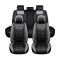 Huse Scaune Piele culoare Negru Gri Volvo C30 2006-2012