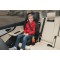 Scaun Auto Copii Piele Romb culoare Negru ISOFIX i-Size R129 100–150 cm  Premium, Reglabil, Înălțător Inclus si suport sticle