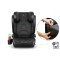 Scaun Auto Copii Piele Romb culoare Negru ISOFIX i-Size R129 100–150 cm  Premium, Reglabil, Înălțător Inclus si suport sticle