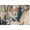Scaun Auto Copii 2in1 Culoare Albastru  Certificare i-Size R129 ISOFIX 100–150 cm – Reglabil, Înălțător Auto Suport Sticle