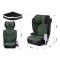 Scaun Auto Copii Verde Negru Little Rider Certificare R129 i-Size 100–150 cm 2 în 1, Siguranță Maximă suport de sticle