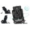 Scaun Auto Copii Gri-Negru  Rotire 360 Certificare R R129 i-Size 40–150 cm (0–12 ani), ISOFIX + Top Tether, Rotire 360° Organizer CADOU