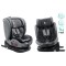 Scaun Auto Copii Gri-Negru Rotativ 360° 40–150 cm Certificare i-Size (ECE R129/03), ISOFIX + Top Tether Rotire Fata Spate