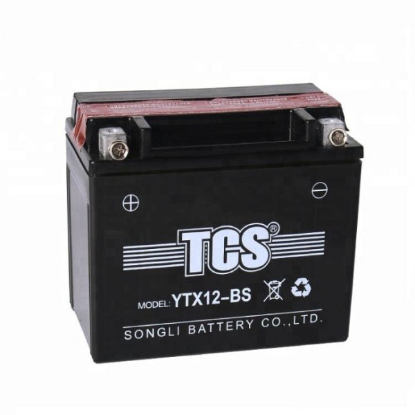 Baterie Moto Acumulator Moto YTX12-BS 12V 4Ah 70 A AGM Baterie Motocicletă ATV Scuter  Fără Întreținere