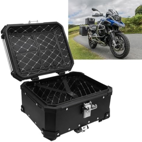 Moto Cutie Aprilia Tuono V4 Top Case Moto 45L 42 х 34 х 30 cm cu Inchidere Cutie Portbagaj Motocicleta
