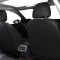 Huse Scaune din piele neagra cu cusatura alba eco VOLKSWAGEN CC 2012-2016  cu bancheta fractionata spate