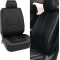Huse Scaune din piele neagra cu cusatura alba eco VOLKSWAGEN CC 2012-2016  cu bancheta fractionata spate
