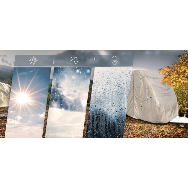 Prelata Husa exterioara Rulota Camper WEINSBERG 540  Impermeabilă  7 Straturi Anti-UV  Premium cu Protecție Totală pentru Exterior  550(L)x235(l)x222(h)cm