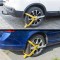 Blocator Roata Auto Antifurt Universal roti 13-17 Inch Dispozitiv Blocare Roți pentru Mașina, Rulota și Remorca