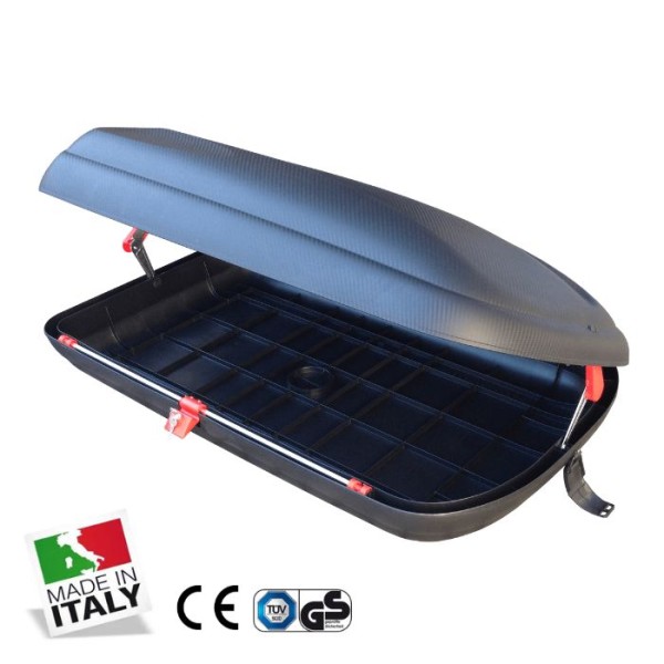 Cutie Portbagaj auto Plafon ArtPlast Carbon Line BA320 GT 320L – Deschidere Laterală, Certificare TÜV