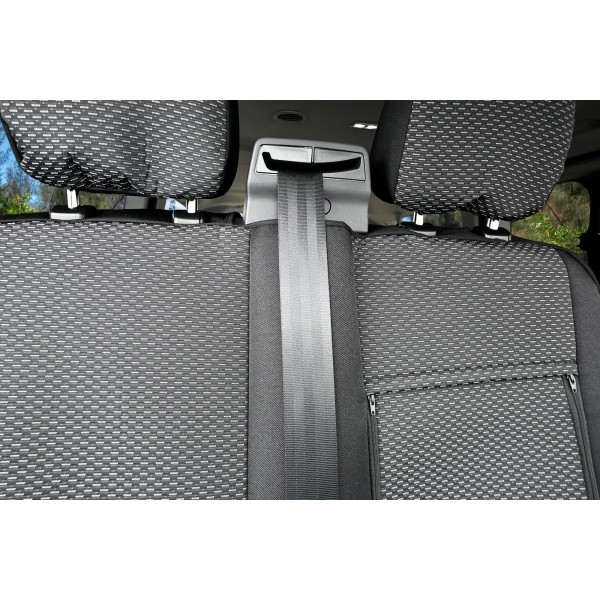 Huse autodedicate VW TRANSPORTER T4  3 locuri 2+1 an 1993-2002  cu cotiera si masuta Material textil GROS