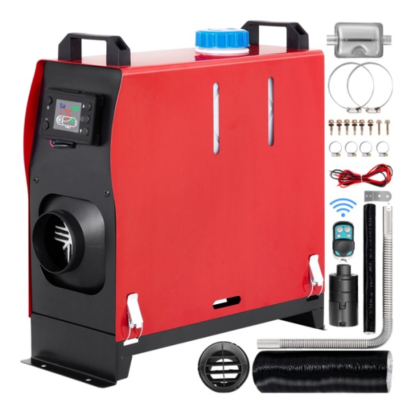 Sirocou  8 kw rezervor 5L 12-24V 8KW rulota camper garaj casa  diesel  cu display LCD, telecomanda si bujie