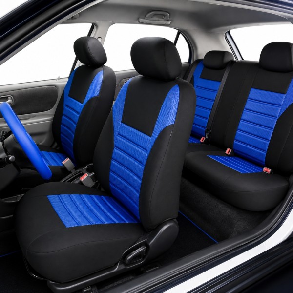 Huse Scaune VOLVO XC90 I 2002-2016 Bancheta Fractionata Culoare Albastru  Negru