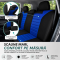 Huse Scaune VOLVO XC90 I 2002-2016 Bancheta Fractionata Culoare Albastru  Negru