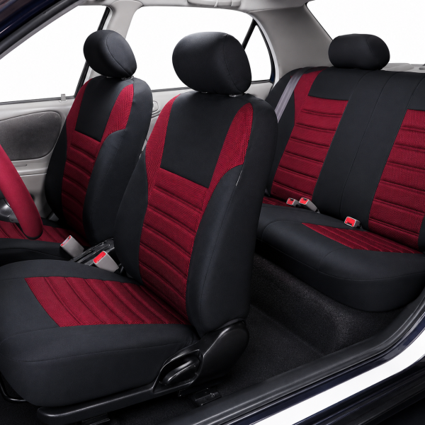 Huse Scaune VOLVO XC90 I 2002-2016 Bancheta Fractionata Culoare Rosu Negru