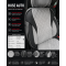 Huse Scaune Negru Gri BMW SERIA 4 GRAN COUPE F36 2014-2021  din Textil Romb cu inserie de piele si bancheta fractioanta cu Airbag si SRS compatibil cu scaune incalzite si ventilate