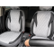 Huse Scaune Negru Gri BMW SERIA 4 GRAN COUPE F36 2014-2021  din Textil Romb cu inserie de piele si bancheta fractioanta cu Airbag si SRS compatibil cu scaune incalzite si ventilate