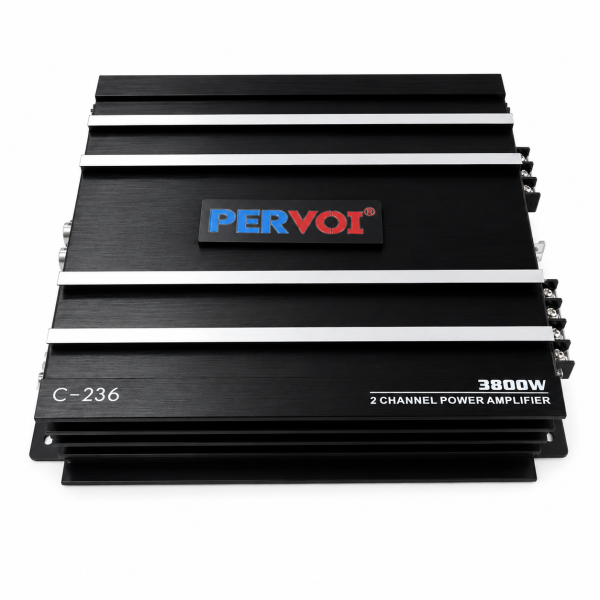 Amplificator Auto Audio 2 Canale C-236, 2×70W RMS, Bridge 200W RMS, Bass Boost, HPF/LPF