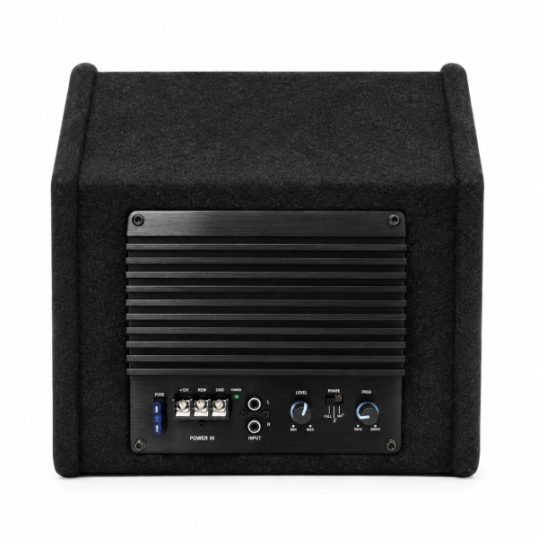 Subwoofer Auto Dublu 2×10" (25,4 cm), 900W, Incintă Bass –portbagaj