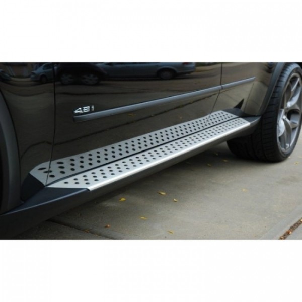 Praguri BMW X5 2006-2013 E70  laterale  din aluminiu premium