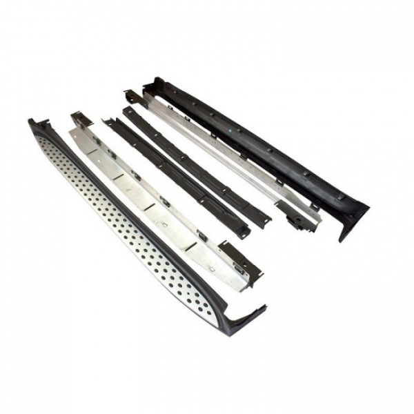 Praguri laterale Mercedes ML W164 2006–2012 aluminiu premium pachet complet impreuna cu kitul de mulaj