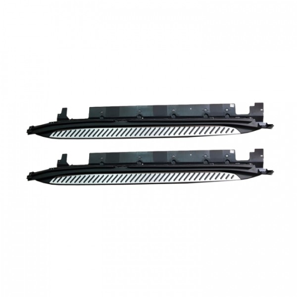 Praguri laterale dedicate BMW X1 E84 2009–2015, fabricate din aluminiu și ABS rezistent