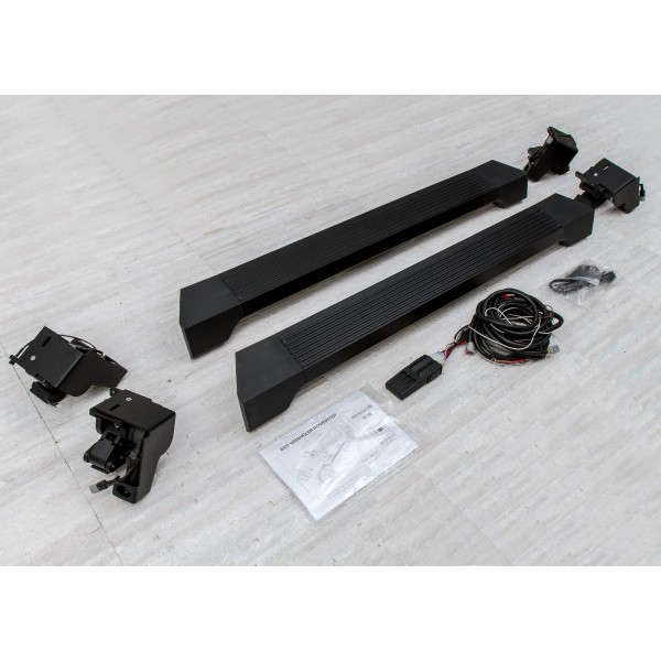 Praguri Electrice Jeep Wrangler JK 4 Uși 2007-2018 – Trepte Laterale Retractabile Aluminiu