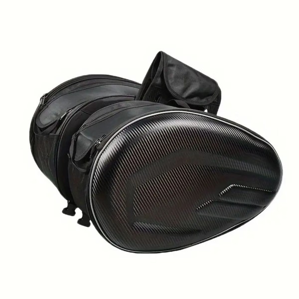 Genti laterale YAMAHA YZF-R1   moto , set 2 bucăți, rigide, aspect carbon, 45 cm cu husa pentru potritecti antiploaie