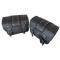Genti laterale JAWA PERAK  moto choper, set 2 bucăți, piele ecologică, 30x23x13 cm