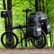 Geanta portbagaj Bicicleta 3 în 1, 48L XXL, Impermeabilă, Set Genți Laterale și Rucsac pentru Portbagaj, Husă Ploaie, Elemente Reflectorizante