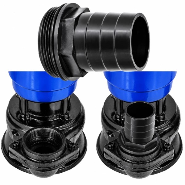 Pompa Submersibila Apa Murdara și Fosa Septică 750W cu Tocator, Debit 15.960 L/h, Corp Fontă, Furtun Refulare 30m, Racord 2” – Set Complet
