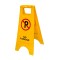 Semn Pliabil Nu Parcati  60x28 cm, Galben, Indicator Avertizare Parcare Interzisă, pentru Garaj, Curte și Spații Comerciale